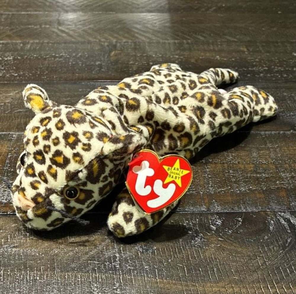 Ty Beanie Babies Freckles The Leopard Plush Toy 1996 Retired With Tags